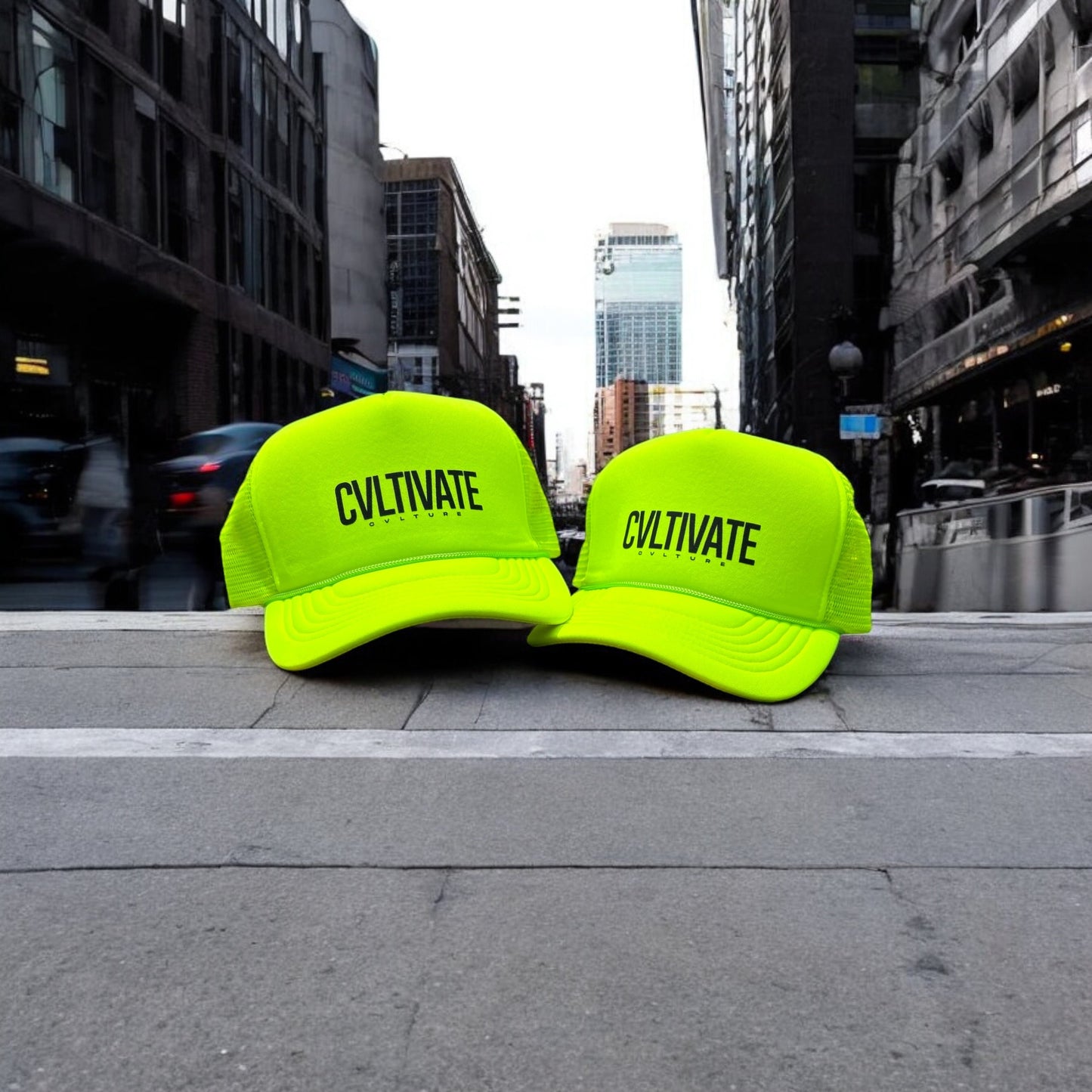 CC Neon Trucker Hat