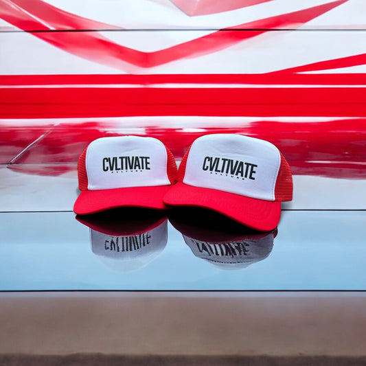 CC Red/White Trucker Hat